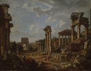 A Capriccio of the Roman Forum Giovanni Paolo Panini